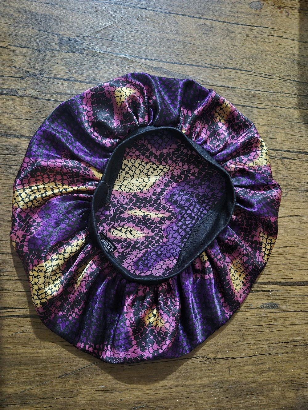 Purple & Pink Animal Print Hat Antifrezz